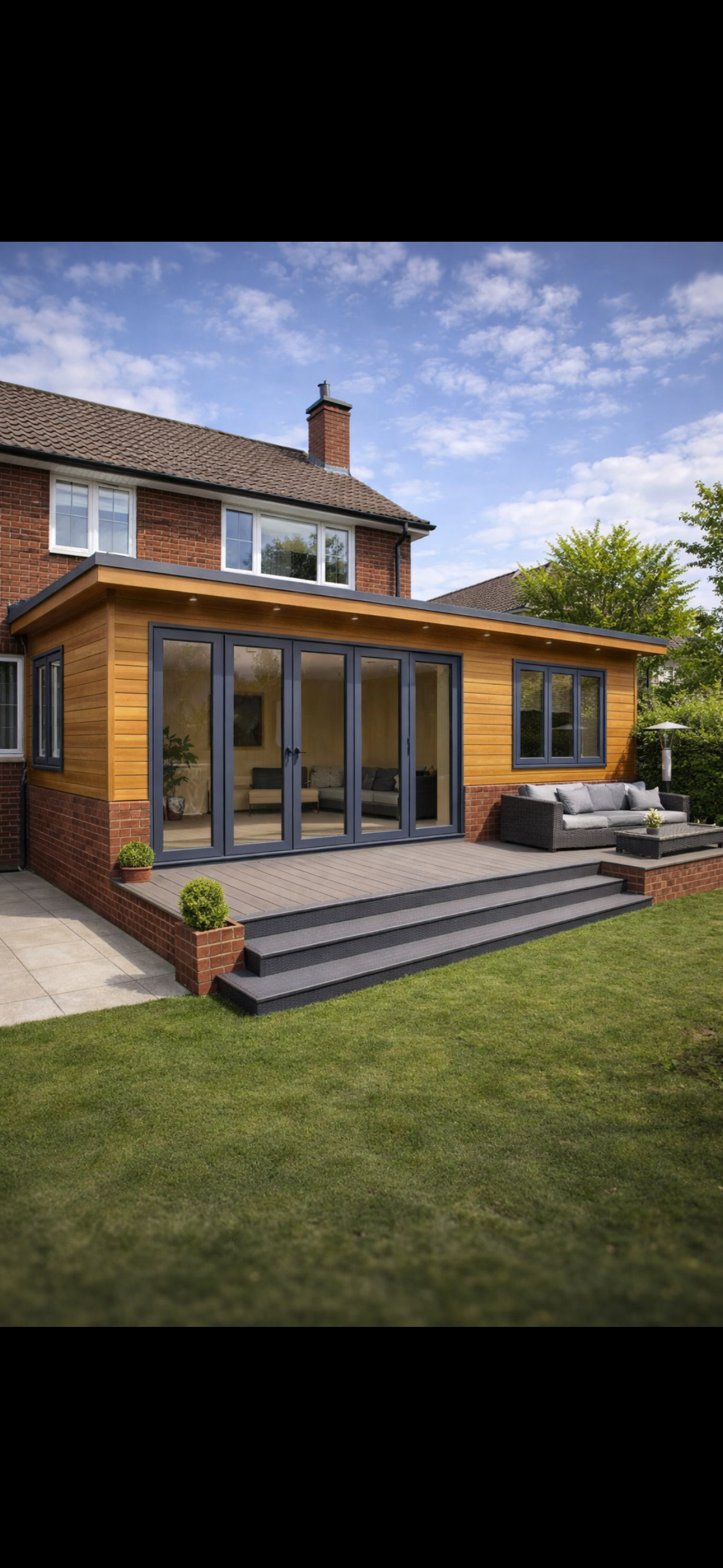 Garden room interior detailing